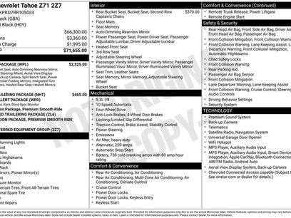 Certified 2024 Chevrolet Tahoe Z71 w/ Luxury Package