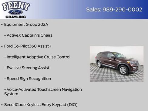 Certified 2022 Ford Explorer XLT w/ Equipment Group 202A image 12