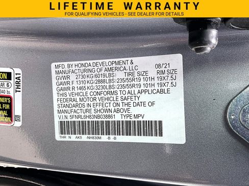 Used 2022 Honda Odyssey Touring image 6