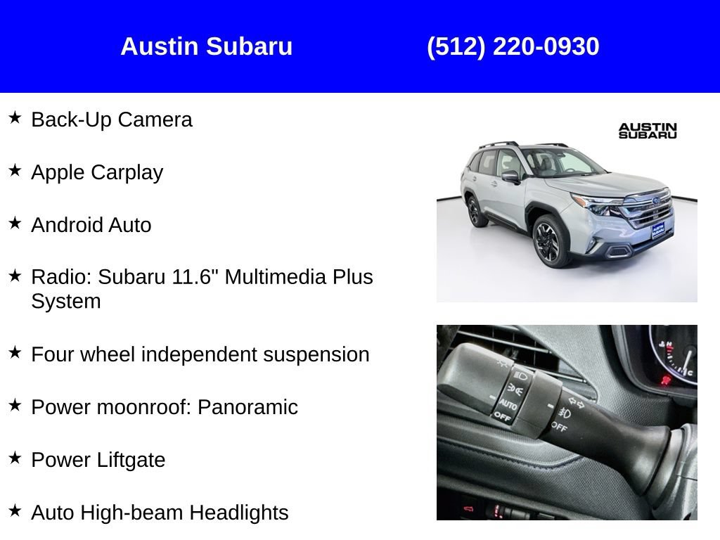 New 2026 Subaru Forester Limited AWD/4WD image 9