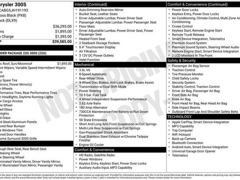 Used 2018 Chrysler 300 S image 6