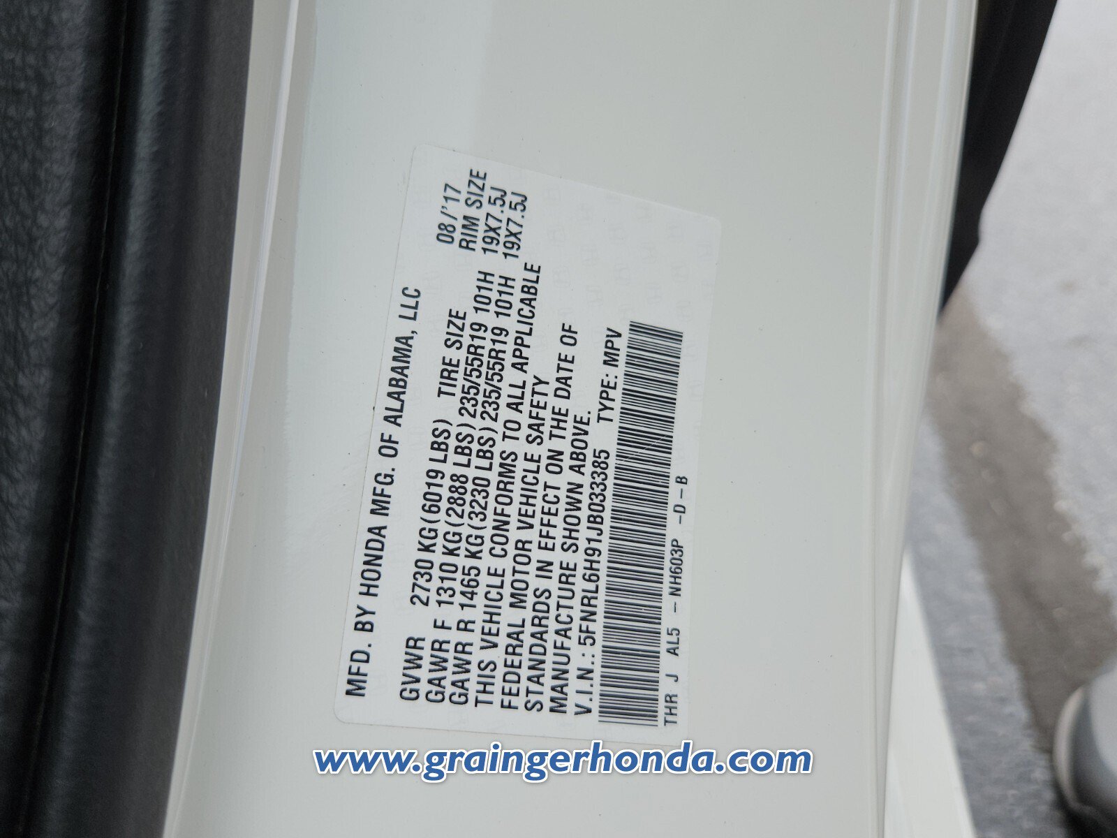 Used 2018 Honda Odyssey Elite image 14