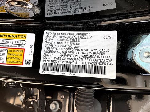 Used 2025 Honda Accord LX image 32