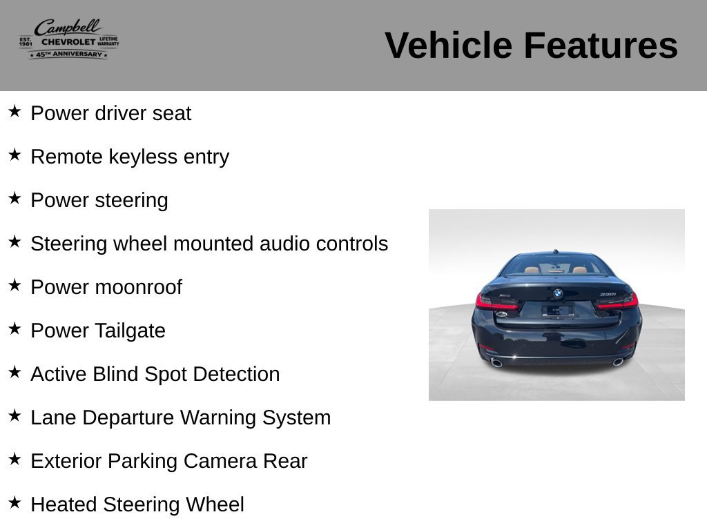 Used 2025 BMW 330i xDrive Sedan w/ Premium Package AWD/4WD image 16