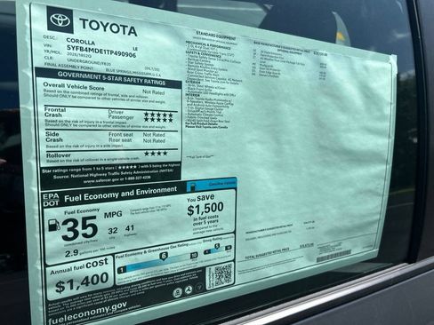 New 2026 Toyota Corolla LE FWD image 30