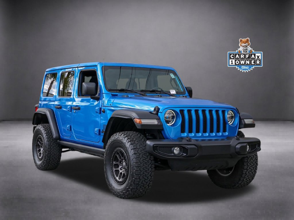 Used 2022 Jeep Wrangler Unlimited Sport w/ Xtreme Recon 35" Tire Package AWD/4WD image 2