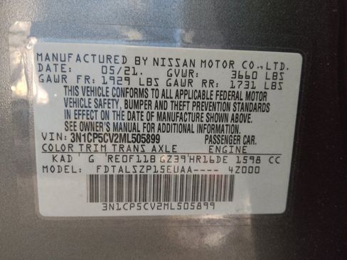Used 2021 Nissan Kicks SV FWD image 33