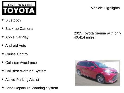 Used 2025 Toyota Sienna XLE FWD image 7