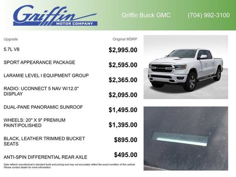 Used 2022 RAM 1500 Laramie w/ Sport Appearance Package AWD/4WD image 6