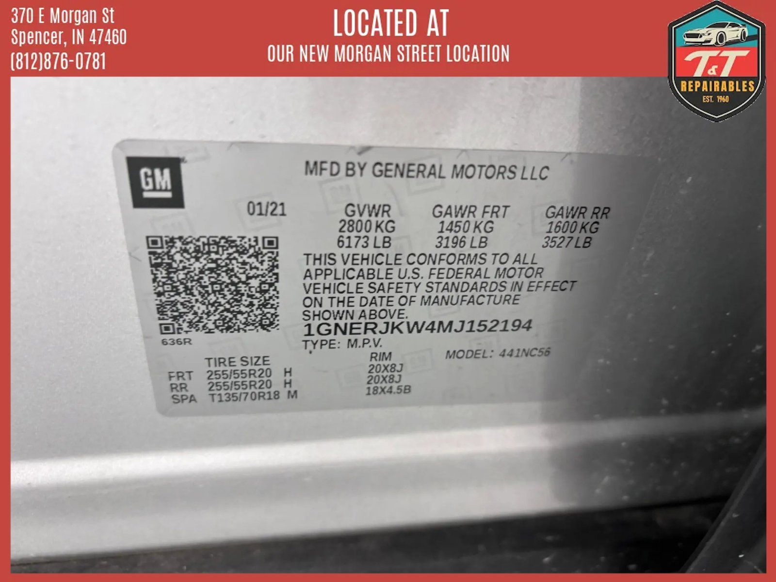 Used 2021 Chevrolet Traverse RS FWD image 52
