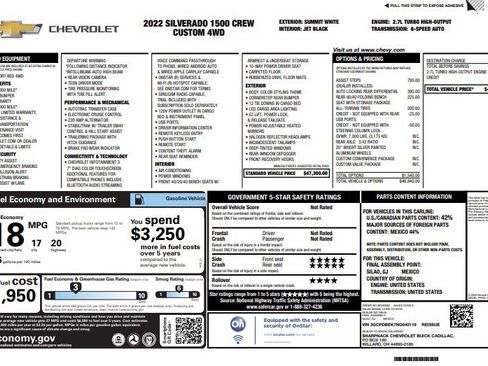 Used 2022 Chevrolet Silverado 1500 Custom image 4