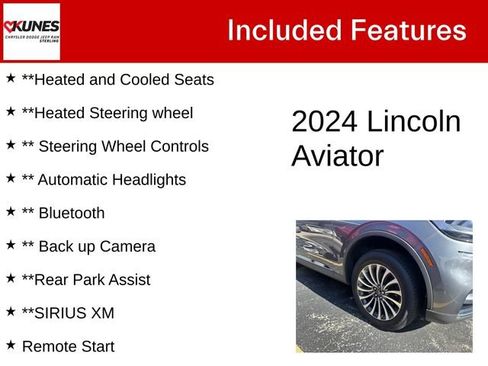 Used 2024 Lincoln Aviator Reserve w/ Class IV Trailer Tow Package AWD/4WD image 5