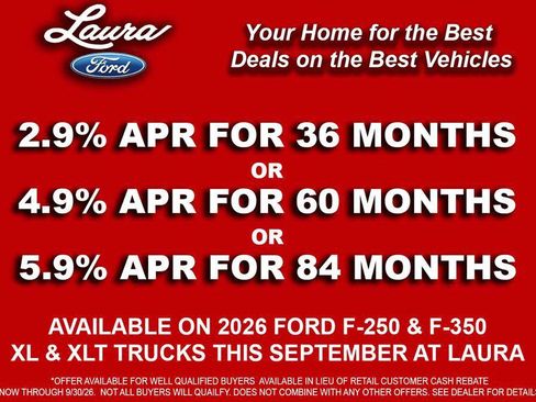 New 2026 Ford F250 XL w/ STX Appearance Package AWD/4WD image 5