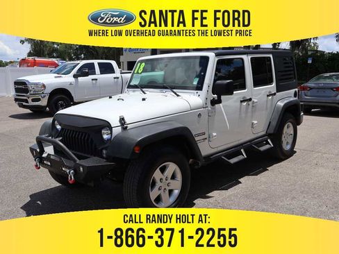 Used 2018 Jeep Wrangler Unlimited Sport S AWD/4WD image 1