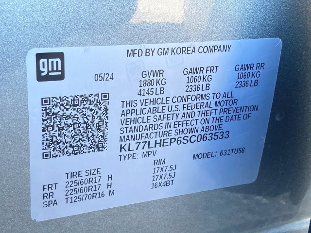 Used 2025 Chevrolet Trax LT w/ Sunroof Package FWD image 33