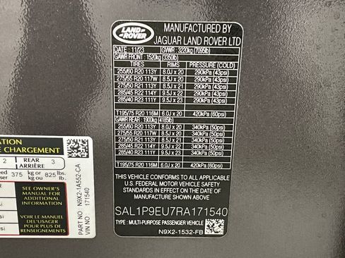 Certified 2024 Land Rover Range Rover Sport SE AWD/4WD image 30