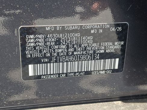 New 2026 Subaru WRX Premium AWD/4WD image 19