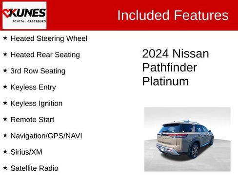 Used 2024 Nissan Pathfinder Platinum w/ Cargo Package AWD/4WD image 3