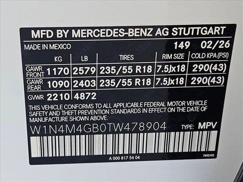 New 2026 Mercedes-Benz GLB 250 image 17