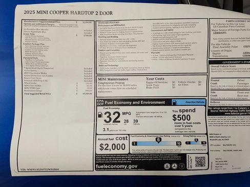 New 2025 MINI Cooper 2-Door Hardtop image 30