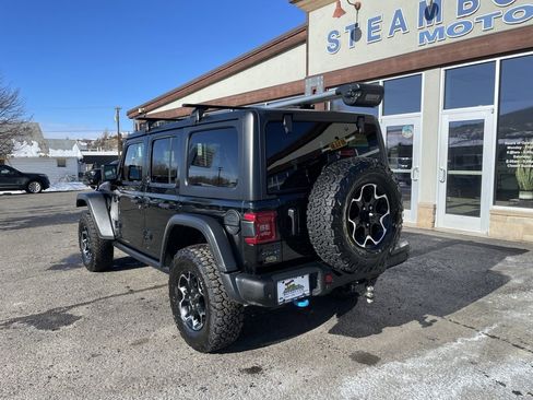 Used 2022 Jeep Wrangler Unlimited Rubicon 4xe w/ Steel Bumper Group image 3