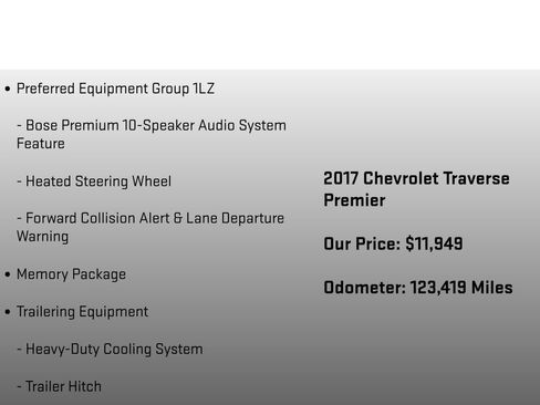 Used 2017 Chevrolet Traverse Premier image 24