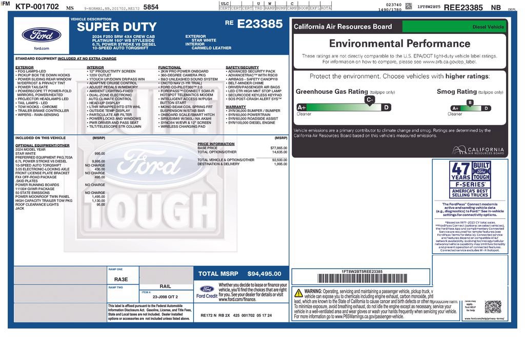 Used 2024 Ford F250 Platinum AWD/4WD image 4