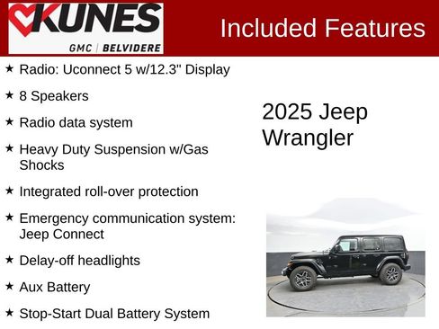 Used 2025 Jeep Wrangler Unlimited Sahara AWD/4WD image 2