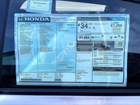 New 2026 Honda Civic Sport image 18