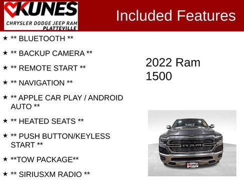 Used 2022 RAM 1500 Laramie image 2