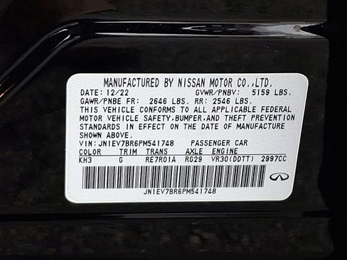 Certified 2023 INFINITI Q50 Luxe w/ Cargo Package AWD/4WD image 27