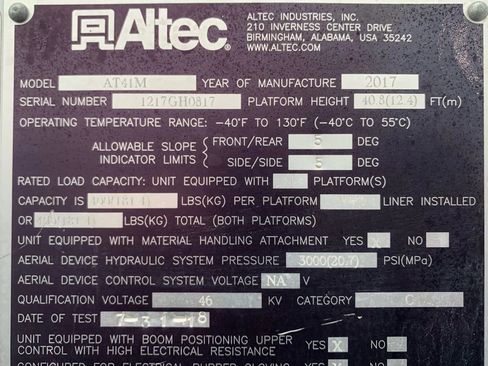 Used 2017 Ford F550 4x4 Regular Cab Super Duty image 33