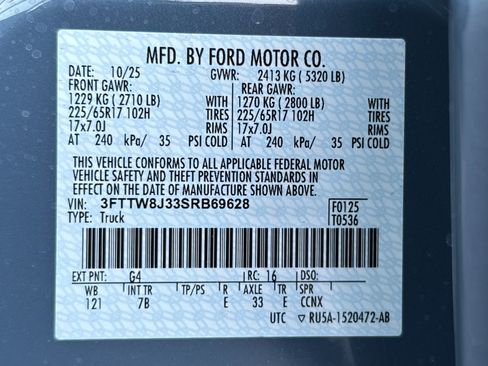 New 2025 Ford Maverick XLT w/ Equipment Group 301A image 27