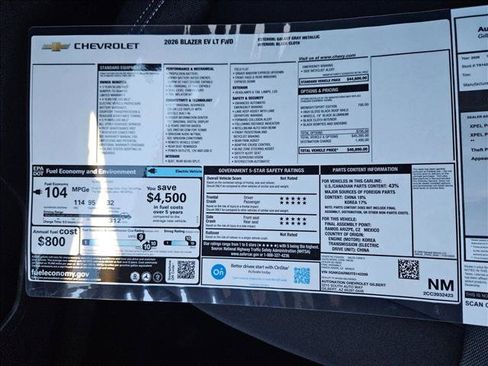 New 2026 Chevrolet Blazer EV LT w/ Midnight/Sport Edition FWD image 18