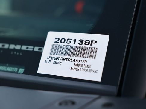 Used 2024 Ford Bronco Raptor w/ Interior Carbon Fiber Pack 6 image 40