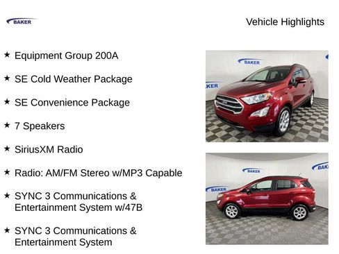 Used 2018 Ford EcoSport SE w/ SE Convenience Package FWD image 4
