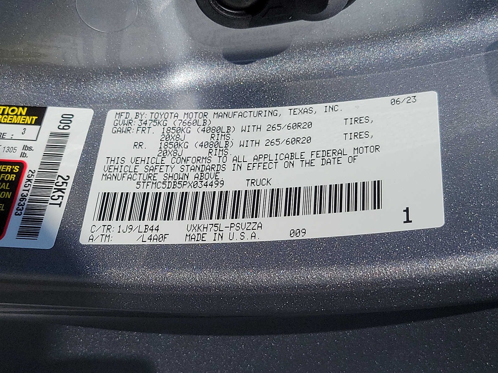 Used 2023 Toyota Tundra 1794 Edition AWD/4WD image 12