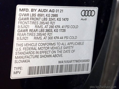Used 2021 Audi Q7 3.0T Prestige w/ Prestige Package AWD/4WD image 44