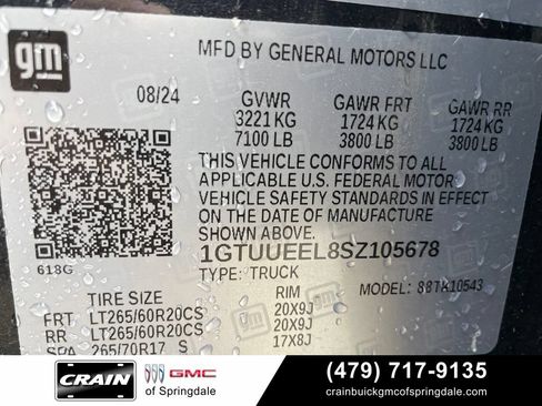 Used 2025 GMC Sierra 1500 AT4 w/ AT4 Premium Package AWD/4WD image 31