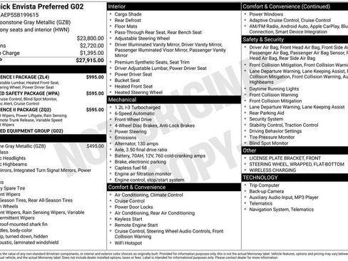 New 2025 Buick Envista Sport Touring w/ Convenience I Package FWD image 6
