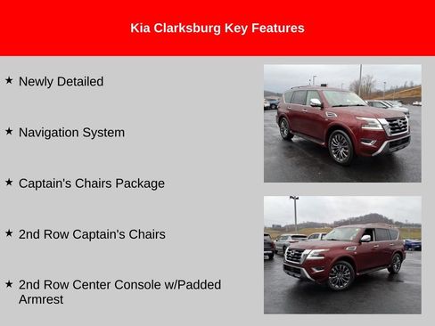 Used 2022 Nissan Armada Platinum w/ Captain's Chairs Package image 2