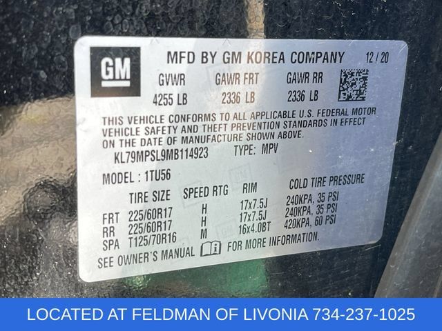 Certified 2021 Chevrolet TrailBlazer LT w/ Convenience Package FWD image 32