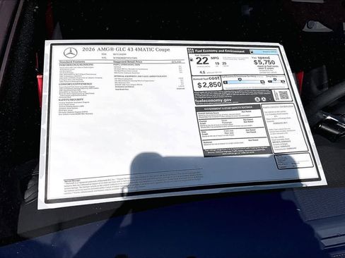 New 2026 Mercedes-Benz GLC 43 AMG 4MATIC Coupe image 22