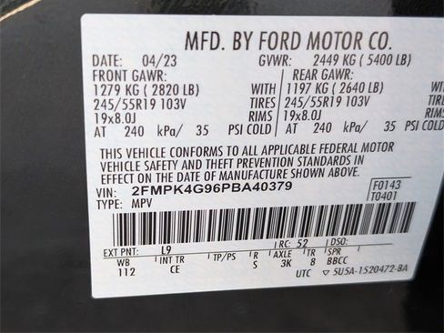 Certified 2023 Ford Edge SE w/ Black Appearance Package image 29