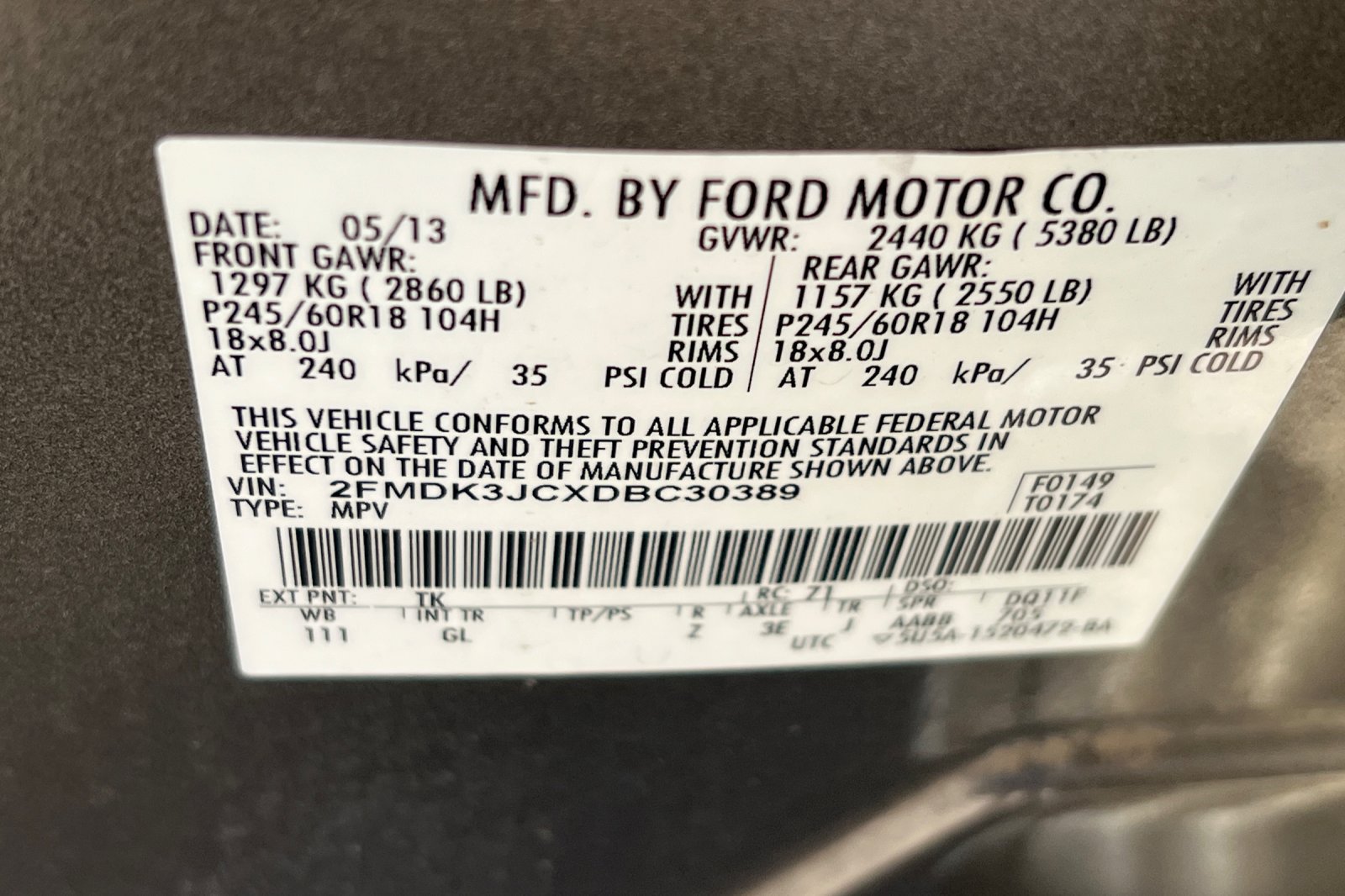Used 2013 Ford Edge SEL FWD image 29