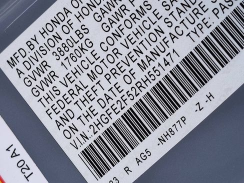 Certified 2024 Honda Civic Sport image 18