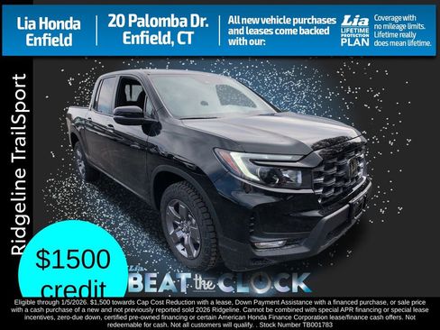 New 2026 Honda Ridgeline TrailSport image 1