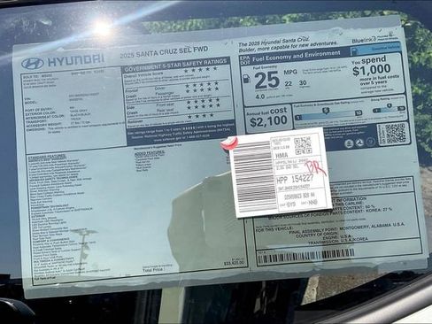 New 2025 Hyundai Santa Cruz SEL image 13