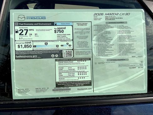 New 2026 MAZDA CX-30 AWD 2.5 S image 20