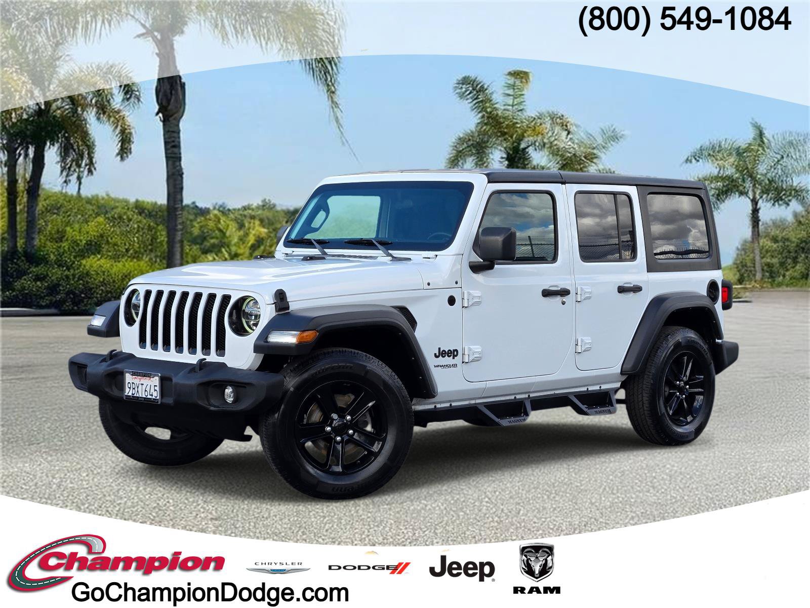 Used 2022 Jeep Wrangler Unlimited Sport AWD/4WD image 1